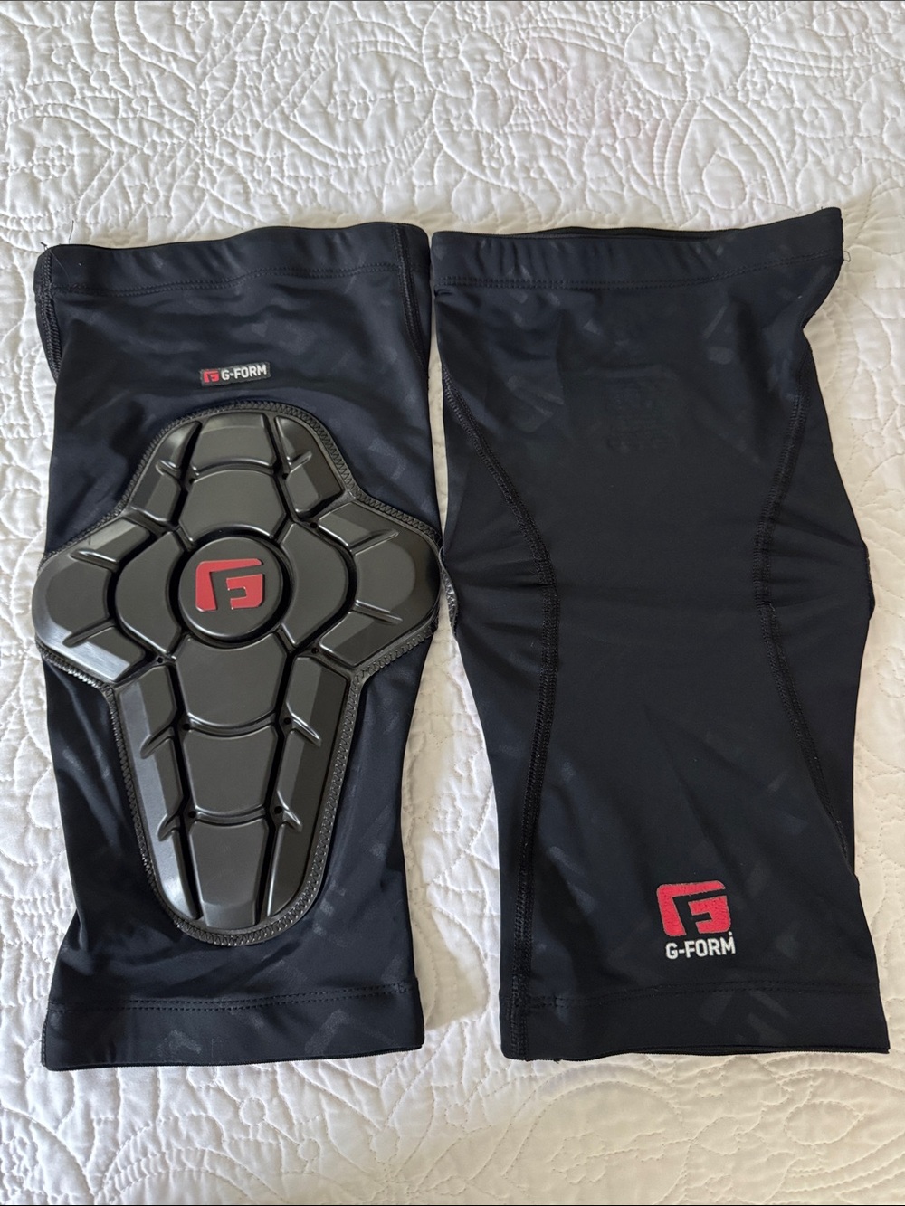 Black Knee Pads with Protective Armor